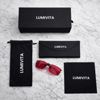 Gafas IONIX RED SLEEP CLIP - Filtrado de la luz que interviene con tu melatonina.